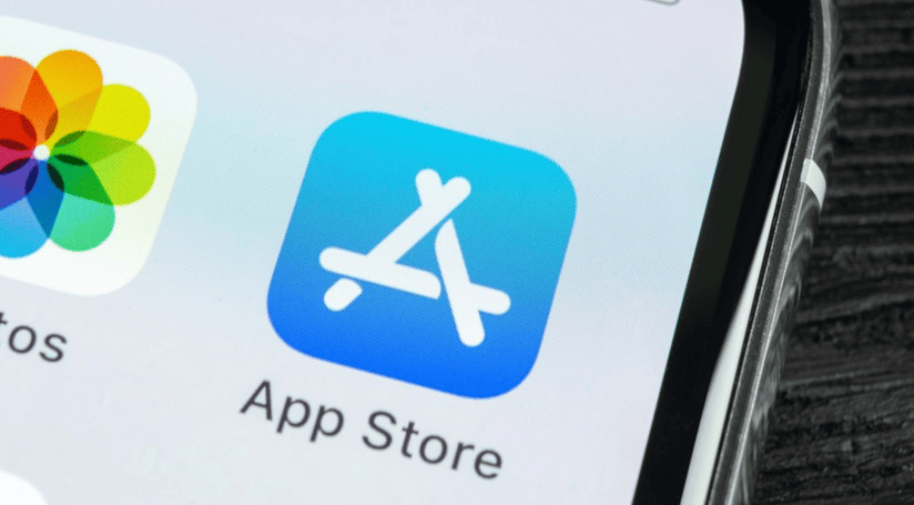 iOS Home Screen with App Store icon
