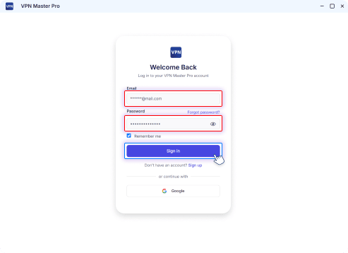 Enter email